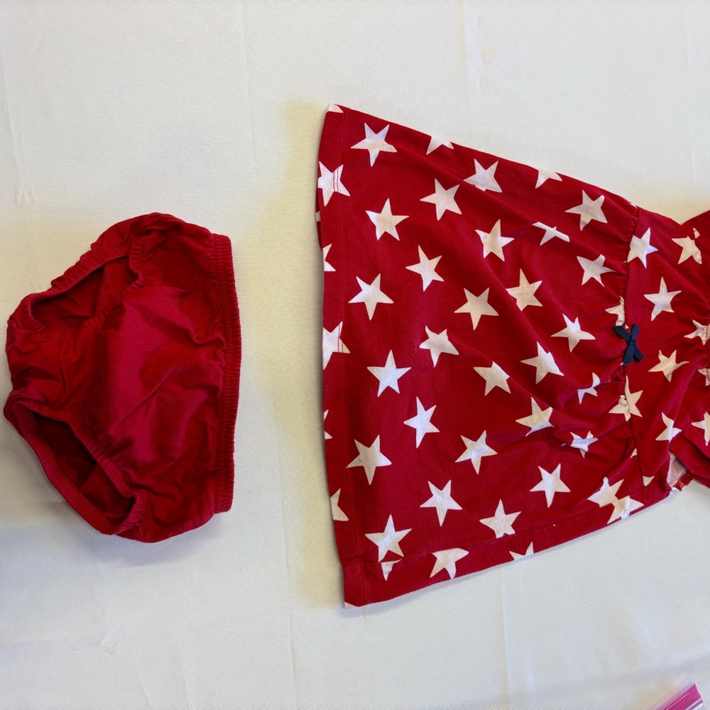 Carter's Red Star Diaper Cover Set